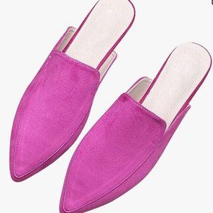 Mule Hot Pink Pointed Toe Size 10 M (43)